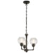 Myhouse Lighting Kichler - 43992OZ - Three Light Chandelier/Semi Flush Mount - Niles - Olde Bronze