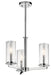 Myhouse Lighting Kichler - 43997CH - Three Light Chandelier/Semi Flush Mount - Crosby - Chrome