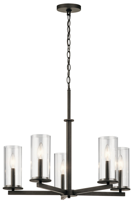 Myhouse Lighting Kichler - 43999OZ - Five Light Chandelier - Crosby - Olde Bronze