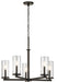 Myhouse Lighting Kichler - 43999OZ - Five Light Chandelier - Crosby - Olde Bronze