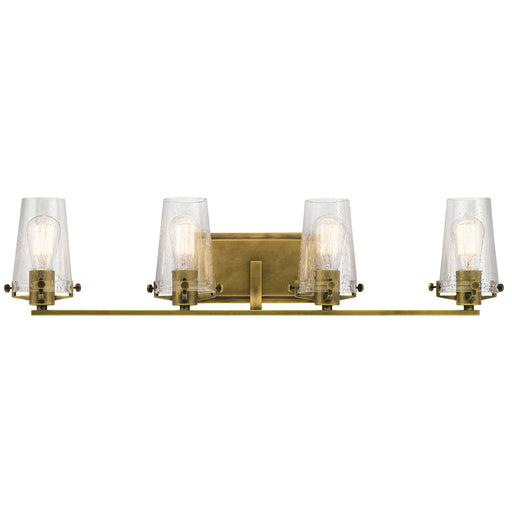 Myhouse Lighting Kichler - 45298NBR - Four Light Bath - Alton - Natural Brass