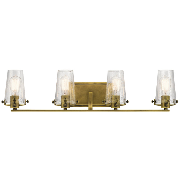 Myhouse Lighting Kichler - 45298NBR - Four Light Bath - Alton - Natural Brass