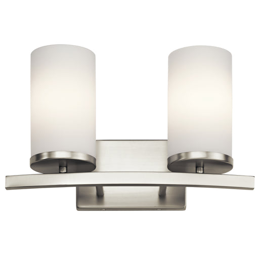 Myhouse Lighting Kichler - 45496NI - Two Light Bath - Crosby - Brushed Nickel