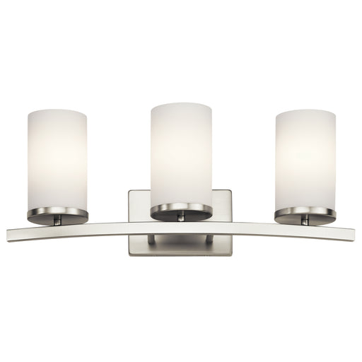 Myhouse Lighting Kichler - 45497NI - Three Light Bath - Crosby - Brushed Nickel