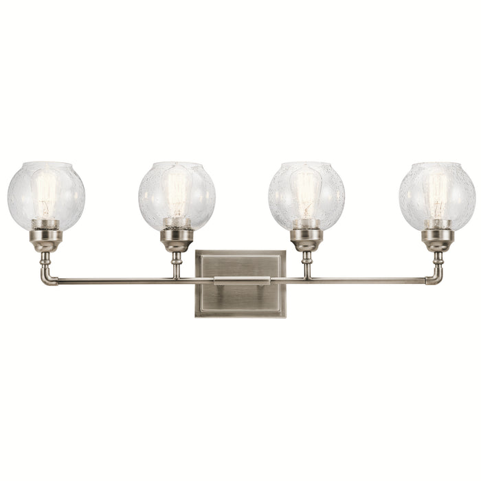 Myhouse Lighting Kichler - 45593AP - Four Light Bath - Niles - Antique Pewter