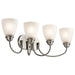 Myhouse Lighting Kichler - 45640NIL18 - LED Bath - Jolie - Brushed Nickel