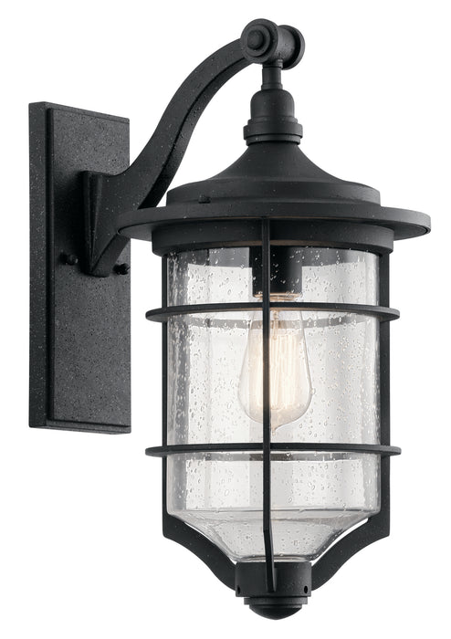 Myhouse Lighting Kichler - 49127DBK - One Light Outdoor Wall Mount - Royal Marine - Distressed Black