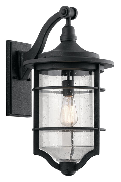 Myhouse Lighting Kichler - 49128DBK - One Light Outdoor Wall Mount - Royal Marine - Distressed Black