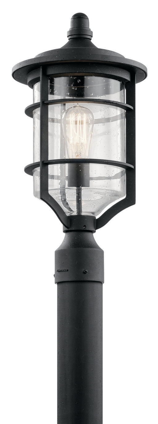 Myhouse Lighting Kichler - 49129DBK - One Light Outdoor Post Mount - Royal Marine - Distressed Black