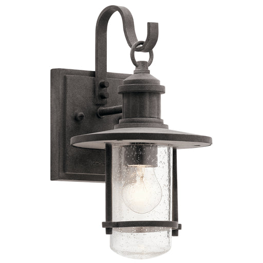 Myhouse Lighting Kichler - 49191WZC - One Light Outdoor Wall Mount - Riverwood - Weathered Zinc