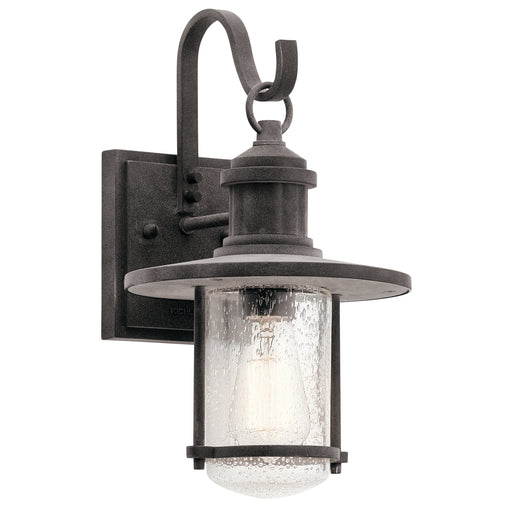 Myhouse Lighting Kichler - 49192WZC - One Light Outdoor Wall Mount - Riverwood - Weathered Zinc