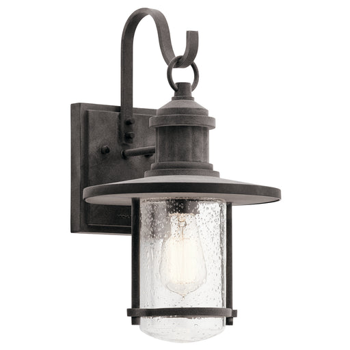 Myhouse Lighting Kichler - 49193WZC - One Light Outdoor Wall Mount - Riverwood - Weathered Zinc