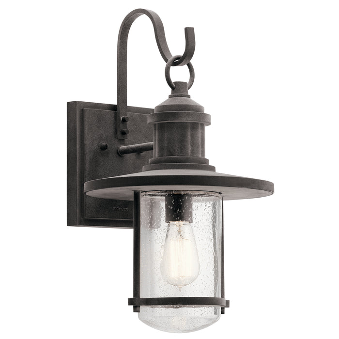 Myhouse Lighting Kichler - 49194WZC - One Light Outdoor Wall Mount - Riverwood - Weathered Zinc