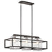 Myhouse Lighting Kichler - 49805WZC - Three Light Outdoor Linear Chandelier - Wright - Weathered Zinc