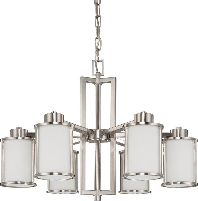 Myhouse Lighting Nuvo Lighting - 60-2853 - Six Light Chandelier - Odeon - Brushed Nickel