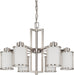 Myhouse Lighting Nuvo Lighting - 60-2853 - Six Light Chandelier - Odeon - Brushed Nickel