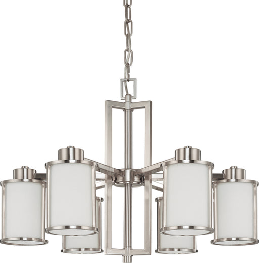 Myhouse Lighting Nuvo Lighting - 60-2853 - Six Light Chandelier - Odeon - Brushed Nickel