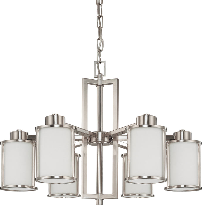 Myhouse Lighting Nuvo Lighting - 60-2853 - Six Light Chandelier - Odeon - Brushed Nickel