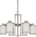 Myhouse Lighting Nuvo Lighting - 60-2853 - Six Light Chandelier - Odeon - Brushed Nickel