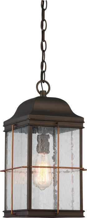 Myhouse Lighting Nuvo Lighting - 60-5836 - One Light Hanging Lantern - Howell - Bronze / Copper Accents