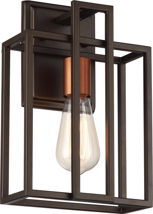 Myhouse Lighting Nuvo Lighting - 60-5851 - One Light Wall Sconce - Lake - Forest Bronze / Copper Accents