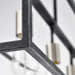 Myhouse Lighting Nuvo Lighting - 60-5859 - Four Light Island Pendant - Lake - Iron Black / Brushed Nickel Accents