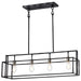 Myhouse Lighting Nuvo Lighting - 60-5859 - Four Light Island Pendant - Lake - Iron Black / Brushed Nickel Accents