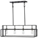 Myhouse Lighting Nuvo Lighting - 60-5859 - Four Light Island Pendant - Lake - Iron Black / Brushed Nickel Accents