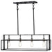 Myhouse Lighting Nuvo Lighting - 60-5859 - Four Light Island Pendant - Lake - Iron Black / Brushed Nickel Accents
