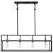 Myhouse Lighting Nuvo Lighting - 60-5859 - Four Light Island Pendant - Lake - Iron Black / Brushed Nickel Accents