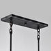 Myhouse Lighting Nuvo Lighting - 60-5859 - Four Light Island Pendant - Lake - Iron Black / Brushed Nickel Accents