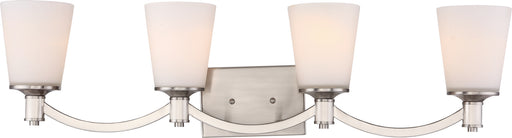 Myhouse Lighting Nuvo Lighting - 60-5874 - Four Light Vanity - Laguna - Brushed Nickel