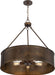 Myhouse Lighting Nuvo Lighting - 60-5895 - Five Light Pendant - Kettle - Weathered Brass