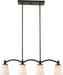 Myhouse Lighting Nuvo Lighting - 60-5975 - Four Light Trestle - Laguna - Forest Bronze