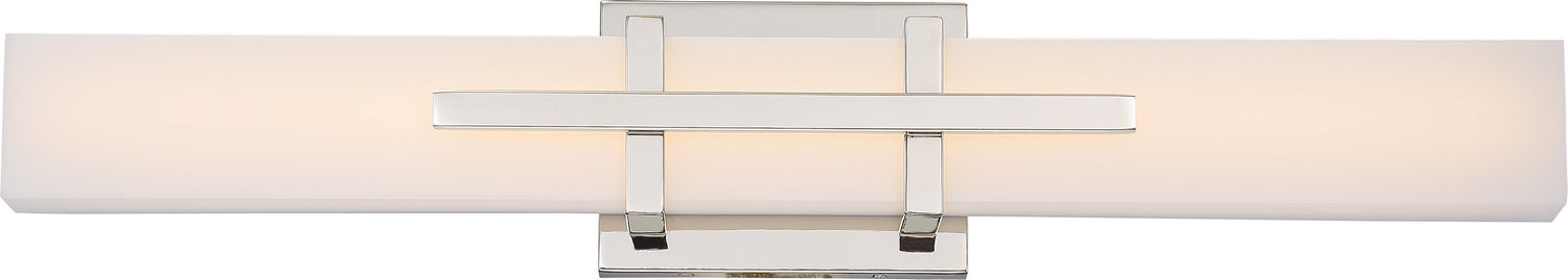 Myhouse Lighting Nuvo Lighting - 62-872 - LED Wall Sconce - Grill - Polished Nickel