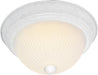 Myhouse Lighting Nuvo Lighting - SF76-131 - Two Light Flush Mount - Textured White