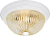 Myhouse Lighting Nuvo Lighting - SF76-192 - Two Light Flush Mount - Textured White