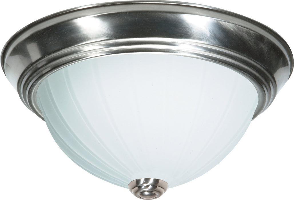 Myhouse Lighting Nuvo Lighting - SF76-243 - Two Light Flush Mount - Brushed Nickel