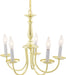 Myhouse Lighting Nuvo Lighting - SF76-280 - Five Light Chandelier - Polished Brass