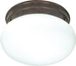 Myhouse Lighting Nuvo Lighting - SF76-600 - One Light Flush Mount - Old Bronze
