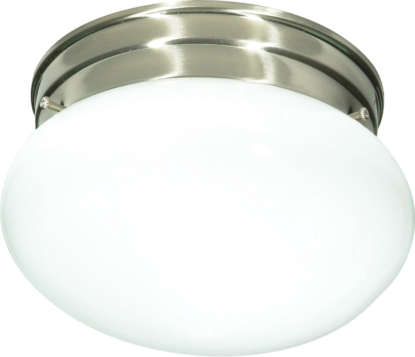 Myhouse Lighting Nuvo Lighting - SF76-601 - One Light Flush Mount - Brushed Nickel