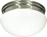 Myhouse Lighting Nuvo Lighting - SF76-603 - Two Light Flush Mount - Brushed Nickel