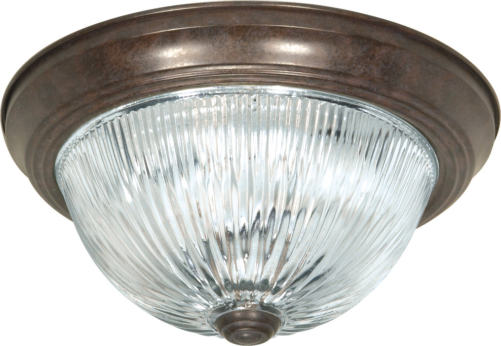 Myhouse Lighting Nuvo Lighting - SF76-607 - Two Light Flush Mount - Old Bronze