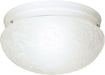 Myhouse Lighting Nuvo Lighting - SF76-614 - Two Light Flush Mount - Textured White