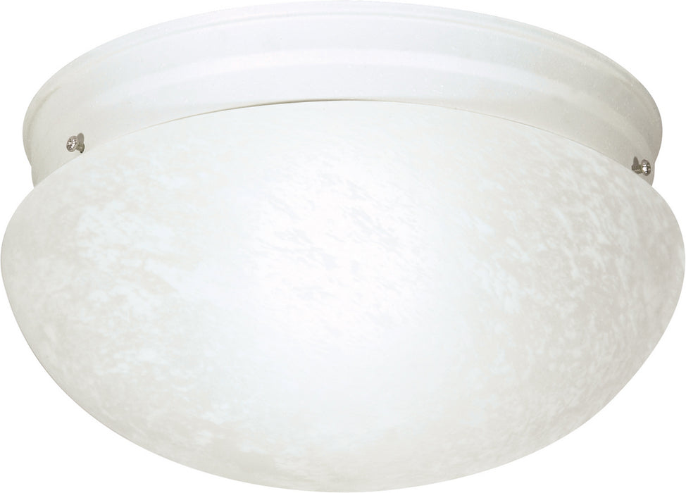 Myhouse Lighting Nuvo Lighting - SF76-614 - Two Light Flush Mount - Textured White