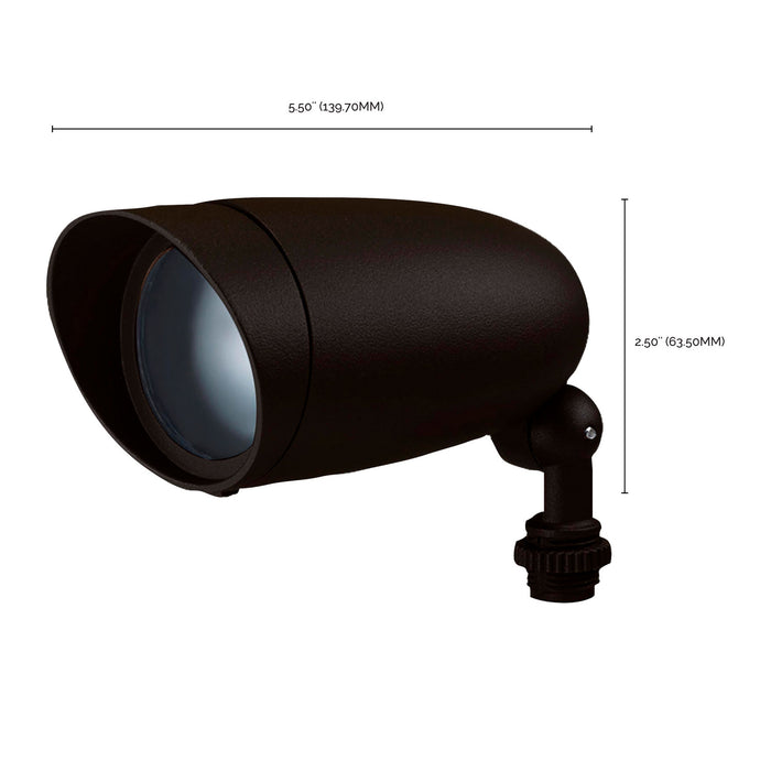 Myhouse Lighting Nuvo Lighting - SF76-645 - One Light Floodlight - Dark Bronze