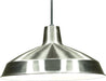 Myhouse Lighting Nuvo Lighting - SF76-661 - One Light Pendant - Brushed NickelWhite Interior