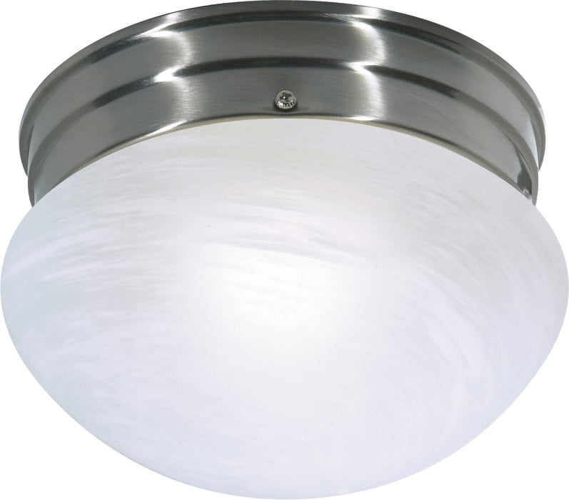 Myhouse Lighting Nuvo Lighting - SF76-671 - One Light Flush Mount - Brushed Nickel