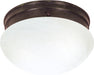 Myhouse Lighting Nuvo Lighting - SF76-673 - Two Light Flush Mount - Old Bronze