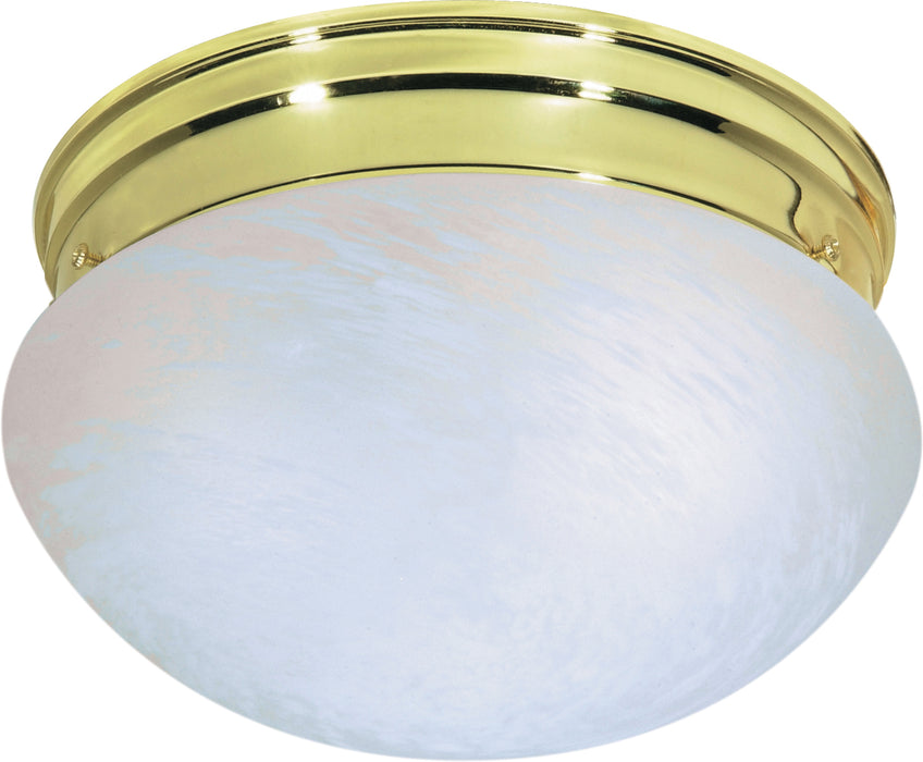 Myhouse Lighting Nuvo Lighting - SF76-675 - Two Light Flush Mount - Polished Brass